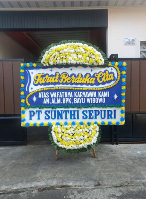 Papan Bunga Duka di Pondok Kelor