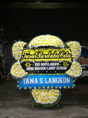 Papan Bunga Duka di Pondok Kelor